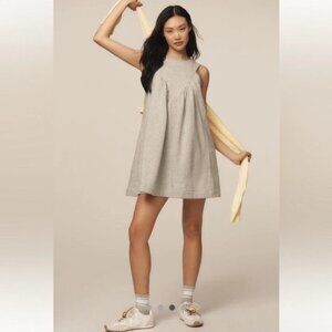 Anthropologie Daily Practice Gray Sleeveless Mini Dress New with Tags Size XL